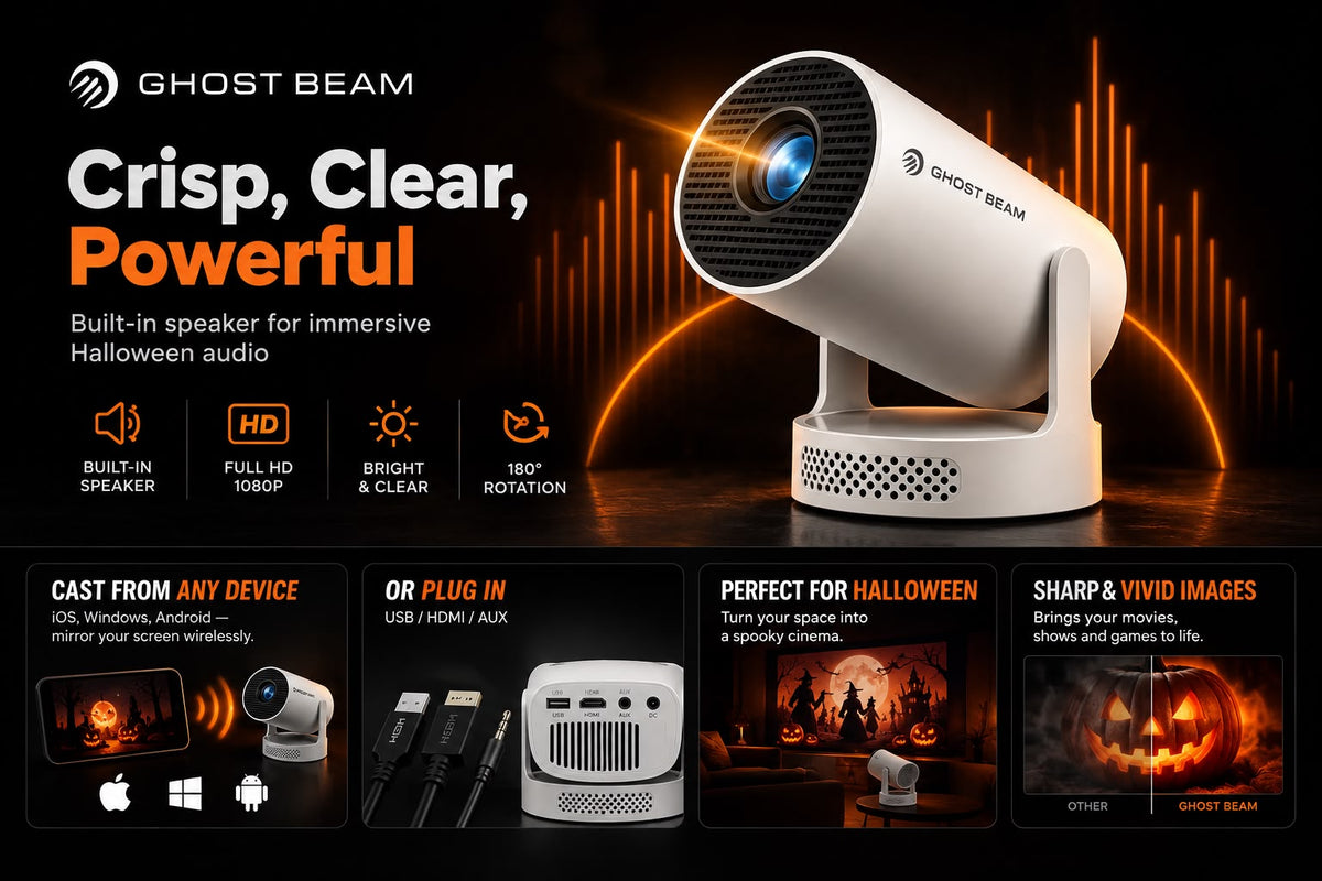 GHOST BEAM™ Halloween Window Projector